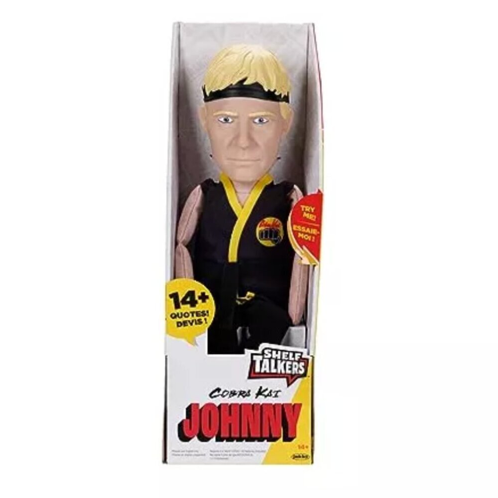 *3 for $30* Cobra Kai - Johnny - 12" Talking Pull String Plush Toy - Karate Kid